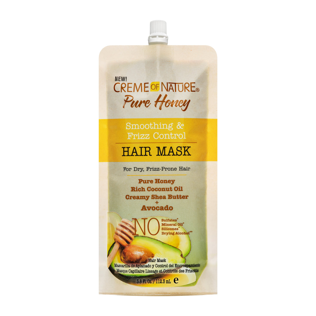 Creme of Nature Pure Honey Smoothing &amp; Frizz Control Hair Mask 3.8oz