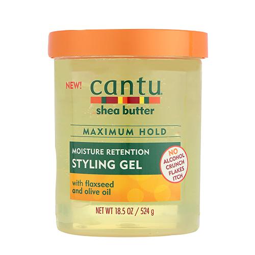 Cantu Shea Butter Flexible Hold Moisture Retention Styling Gel with Flaxseed and Olive Oil 18.5oz