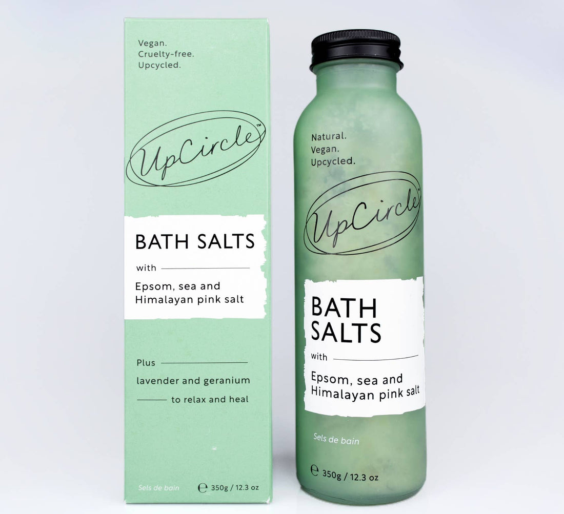 UpCircle Bath Salts with Epsom Sea &amp; Himalayan Pink Salt 350g