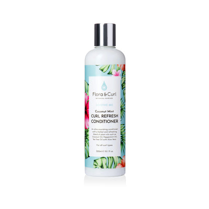 Flora &amp; Curl Coconut Mint Curl Refresh Conditioner 300ml