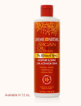 Creme of Nature Argan Oil Moisture &amp; Shine Curl Activator Creme 12oz