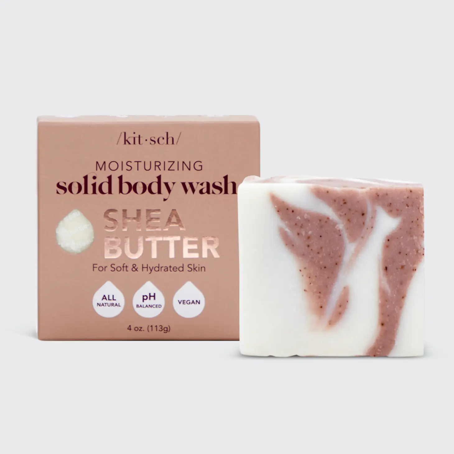 Kitsch Shea Butter Solid Body Wash Bar 4oz