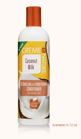 Creme of Nature Certified Natural Coconut Milk Detangling &amp; Conditioning Conditioner 12oz