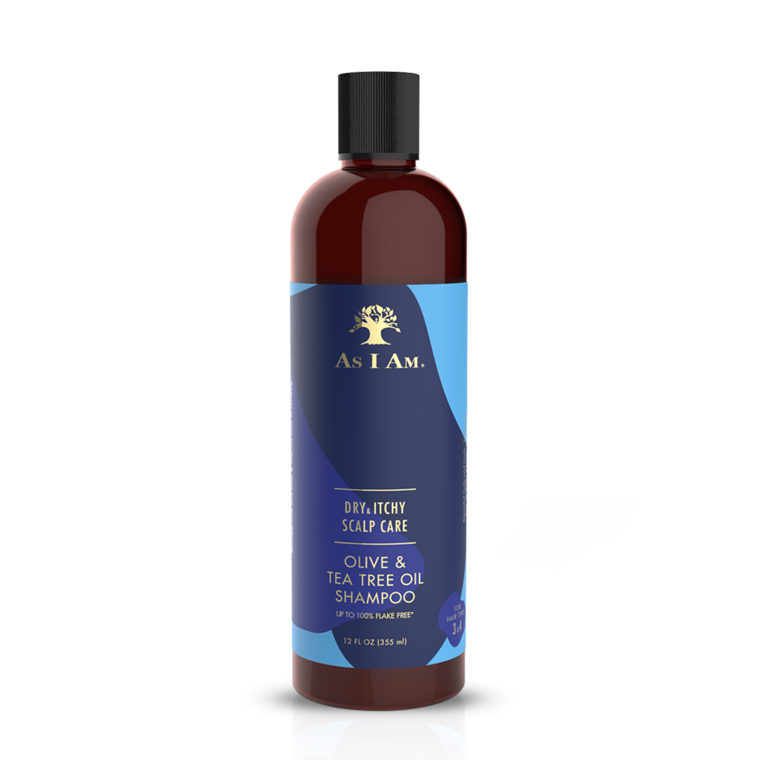 As I Am Dry &amp; Itchy Scalp Care Olive &amp; Tea Tree Oil Shampoo 12oz