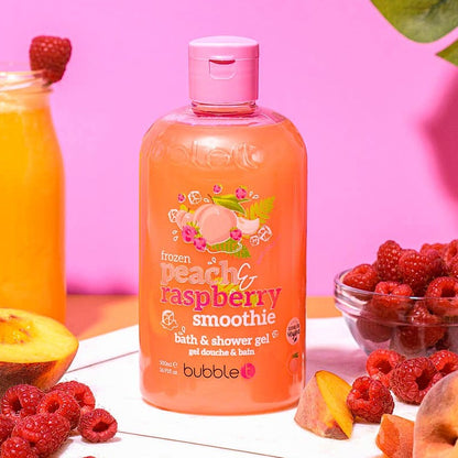 Bubble T Peach &amp; Raspberry Smoothie Body Wash (500ml)