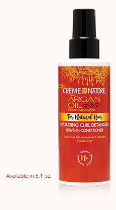 Creme of Nature Argan Oil Hydrating Curl Detangler Leave-In Conditioner 5.1oz