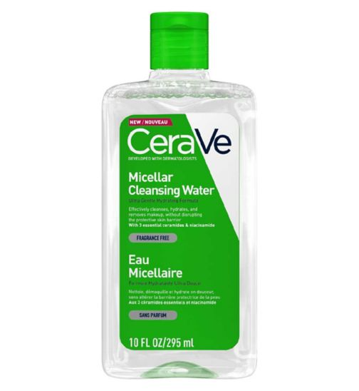 CeraVe Micellar Cleansing Water with Niacinamide for All Skin Types 10oz