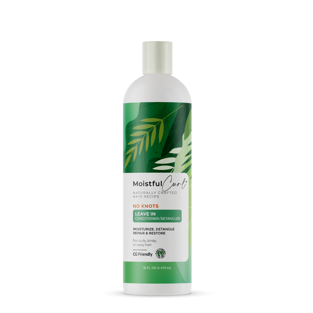 Moistful Curl No Knots Leave In Conditioner/Detangler 473 ml