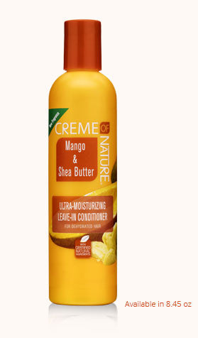 Creme of Nature Certified Natural Mango &amp; Shea Butter Ultra-Moisturizing Leave-In Conditioner 8.45oz