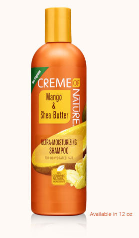 Creme of Nature Certified Natural Mango &amp; Shea Butter Ultra-Moisturizing Shampoo 12oz