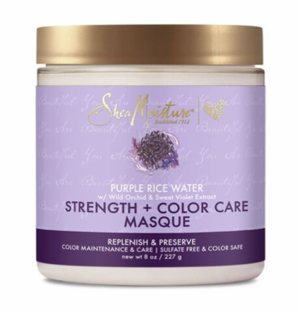 SheaMoisture Purple Rice Water Strength &amp; Color Care Masque 8oz