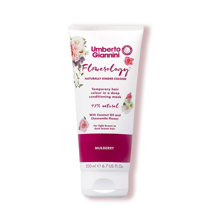 Umberto Giannini Flowerology Temporary Colour Mask – Mulberry 200ml