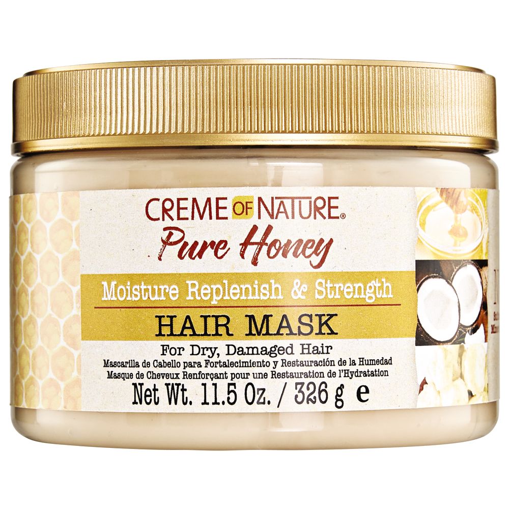 Creme of Nature Pure Honey Moisture Replenish &amp; Strengthening Mask 11.5oz