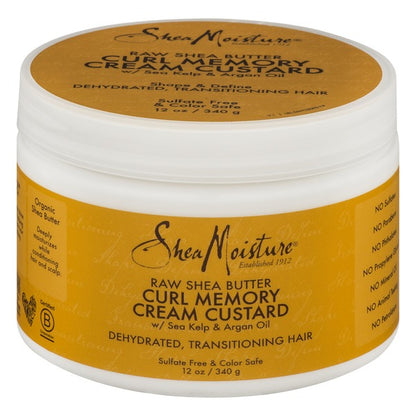 SheaMoisture Raw Shea Butter Curl Memory Cream Custard 12oz