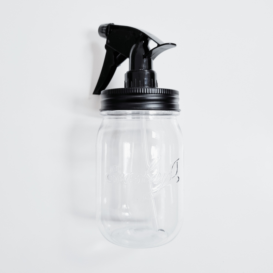 EcoSlay Reusable Mason Jar and Spray Top