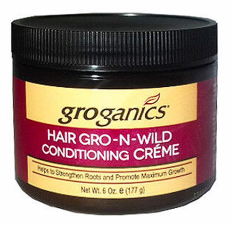 Groganics Hair Gro-N-Wild Conditioning Creme 6 oz